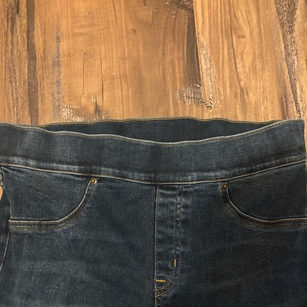 SPANX Ankle Jeggings - Dark Wash - Picture 2 of 7